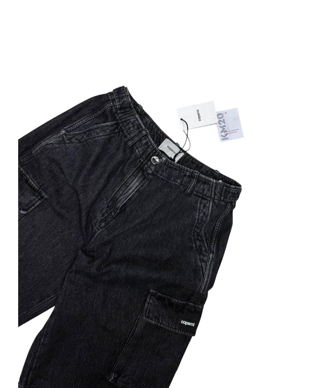 COPERNI Черные хлопковые прямые джинсы, фото 5