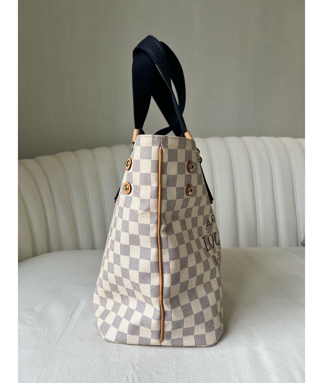 LOUIS VUITTON Белая сумка тоут, фото 2