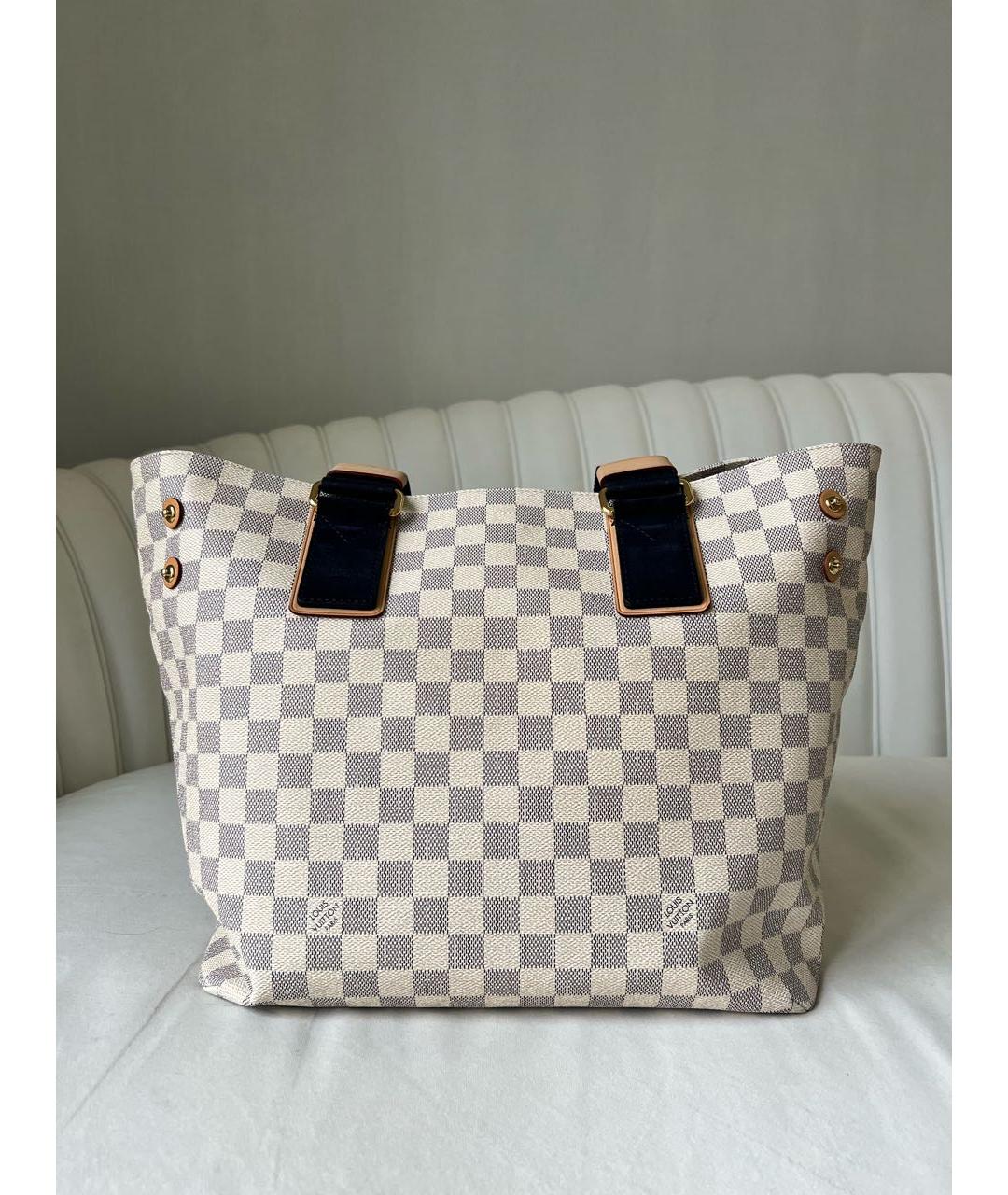 LOUIS VUITTON Белая сумка тоут, фото 3