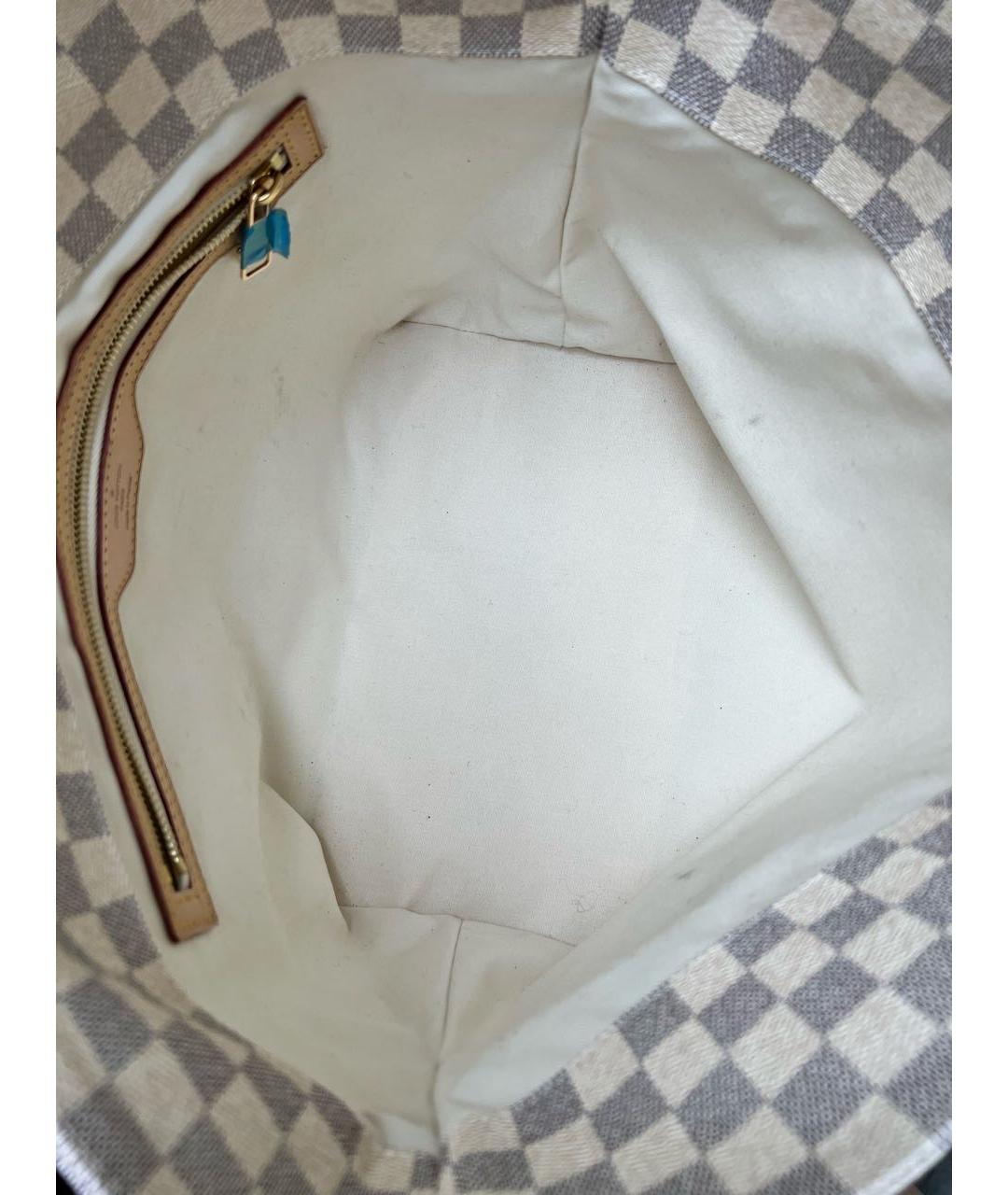 LOUIS VUITTON Белая сумка тоут, фото 4