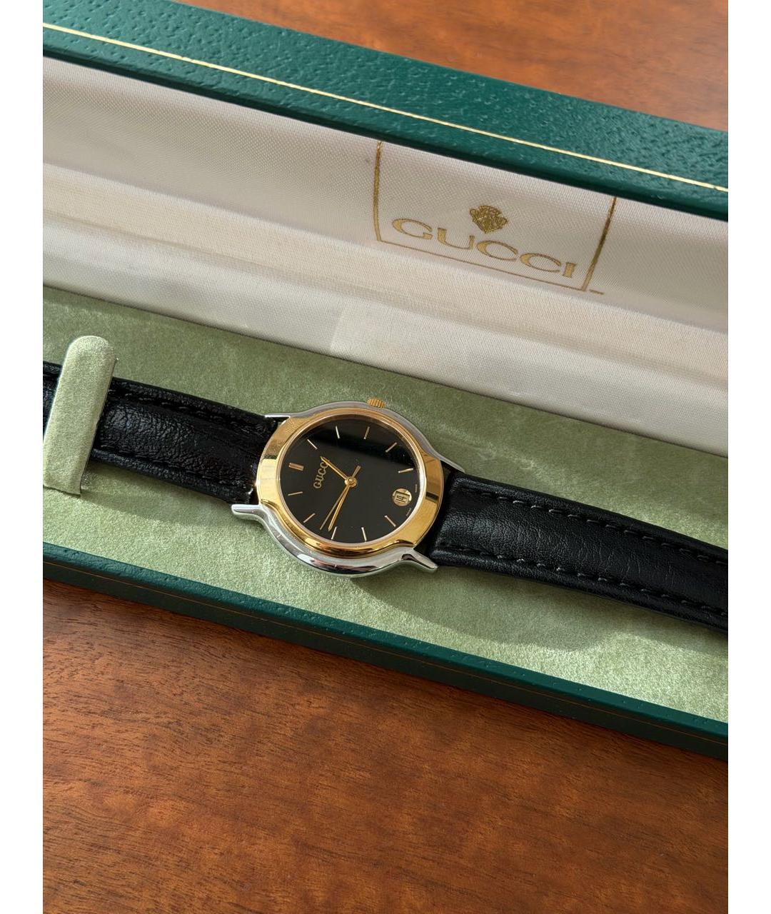 GUCCI Золотые позолоченные часы, фото 2