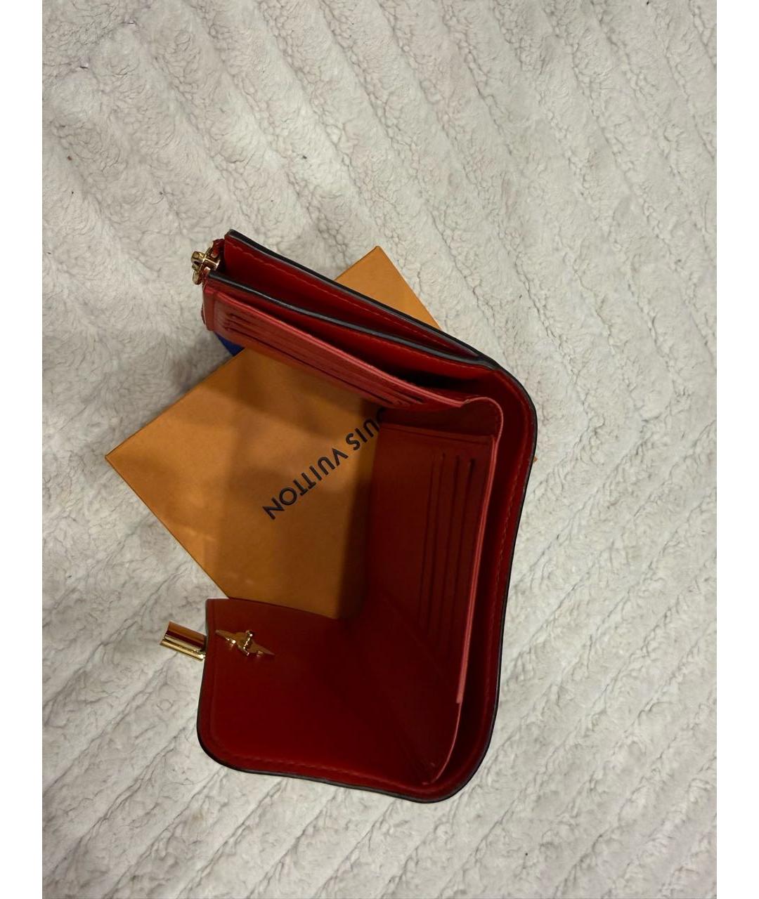 LOUIS VUITTON Коричневый кошелек, фото 5