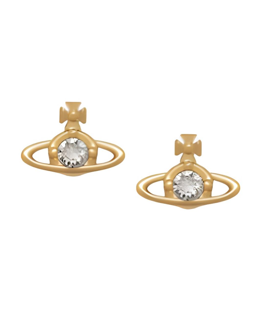 VIVIENNE WESTWOOD Золотые серьги, фото 1
