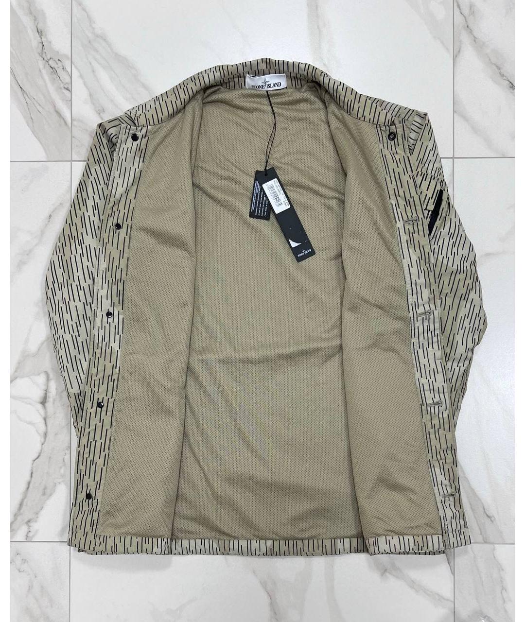 STONE ISLAND Бежевая куртка, фото 4