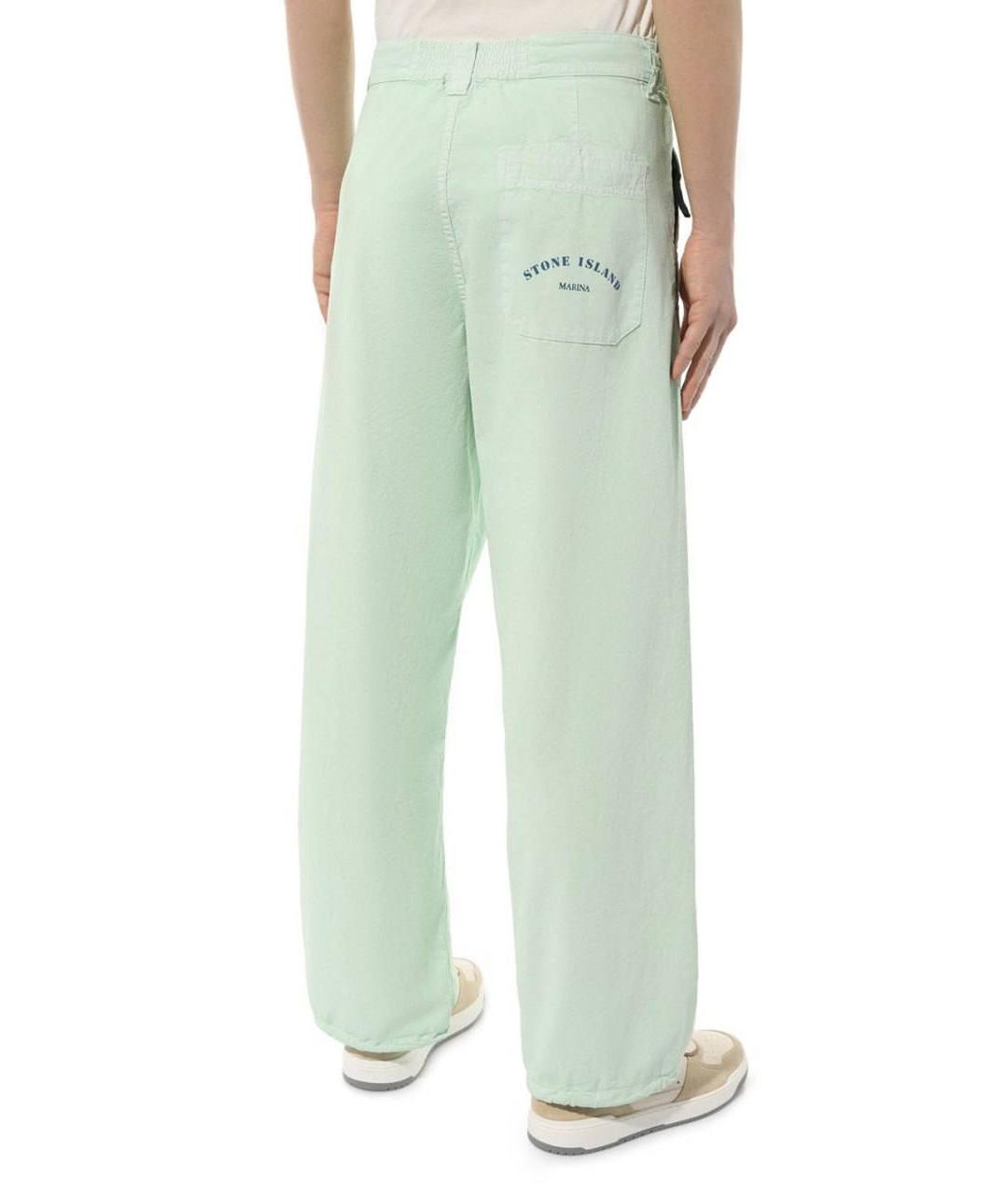 STONE ISLAND Фиолетовые повседневные брюки, фото 6