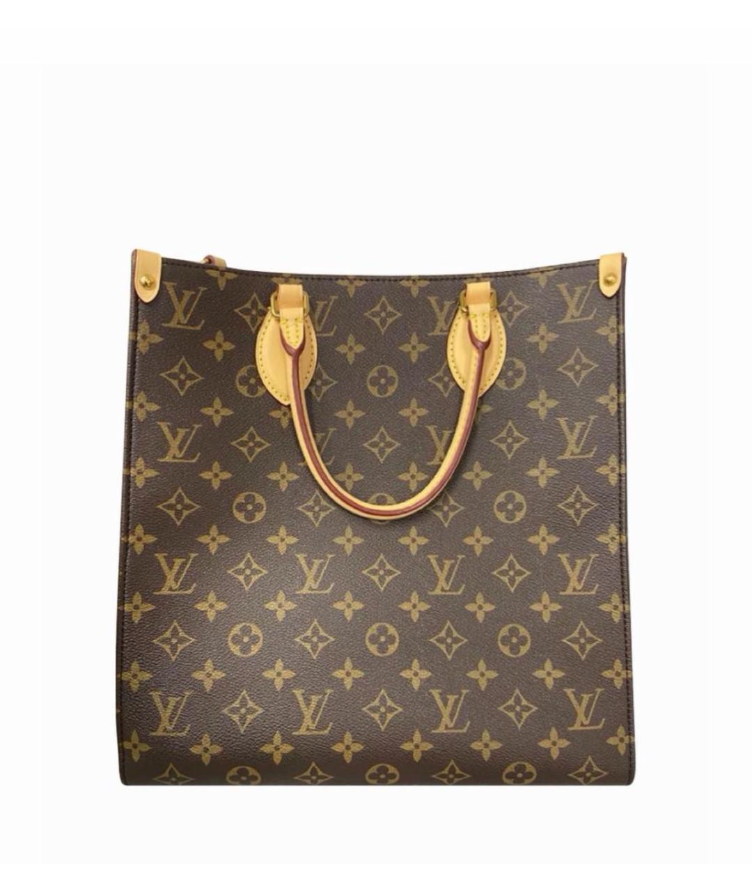 LOUIS VUITTON Коричневая сумка тоут, фото 4