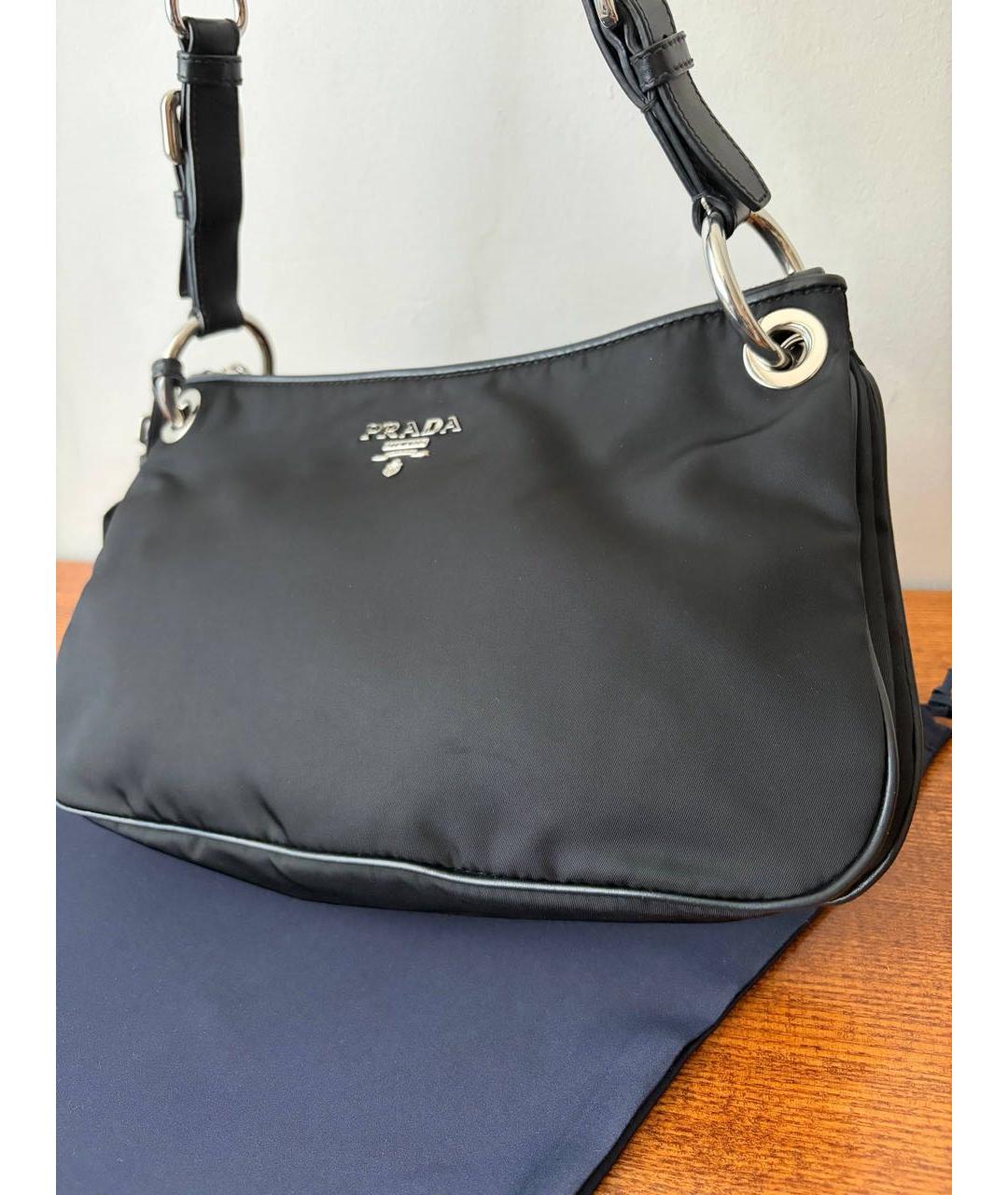 PRADA Черная сумка через плечо, фото 7