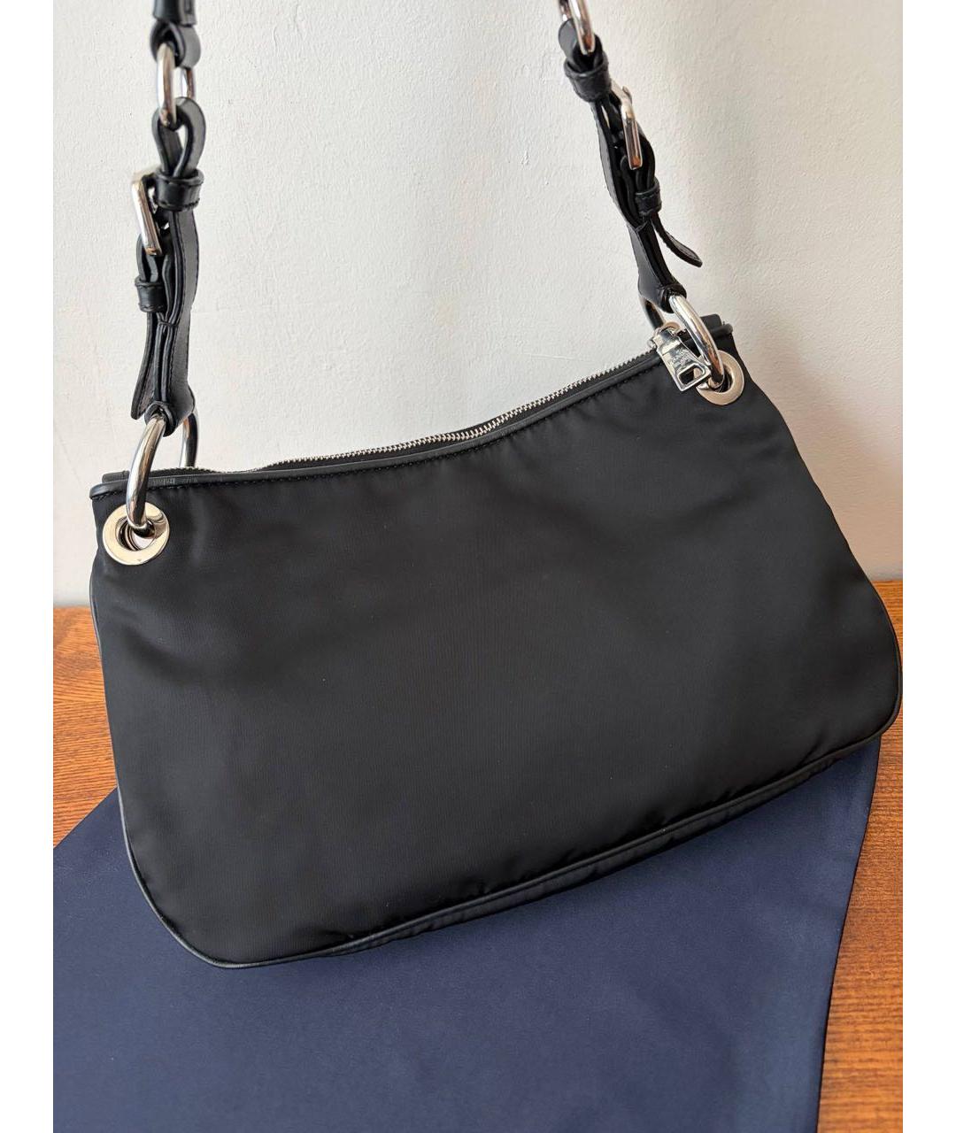 PRADA Черная сумка через плечо, фото 4