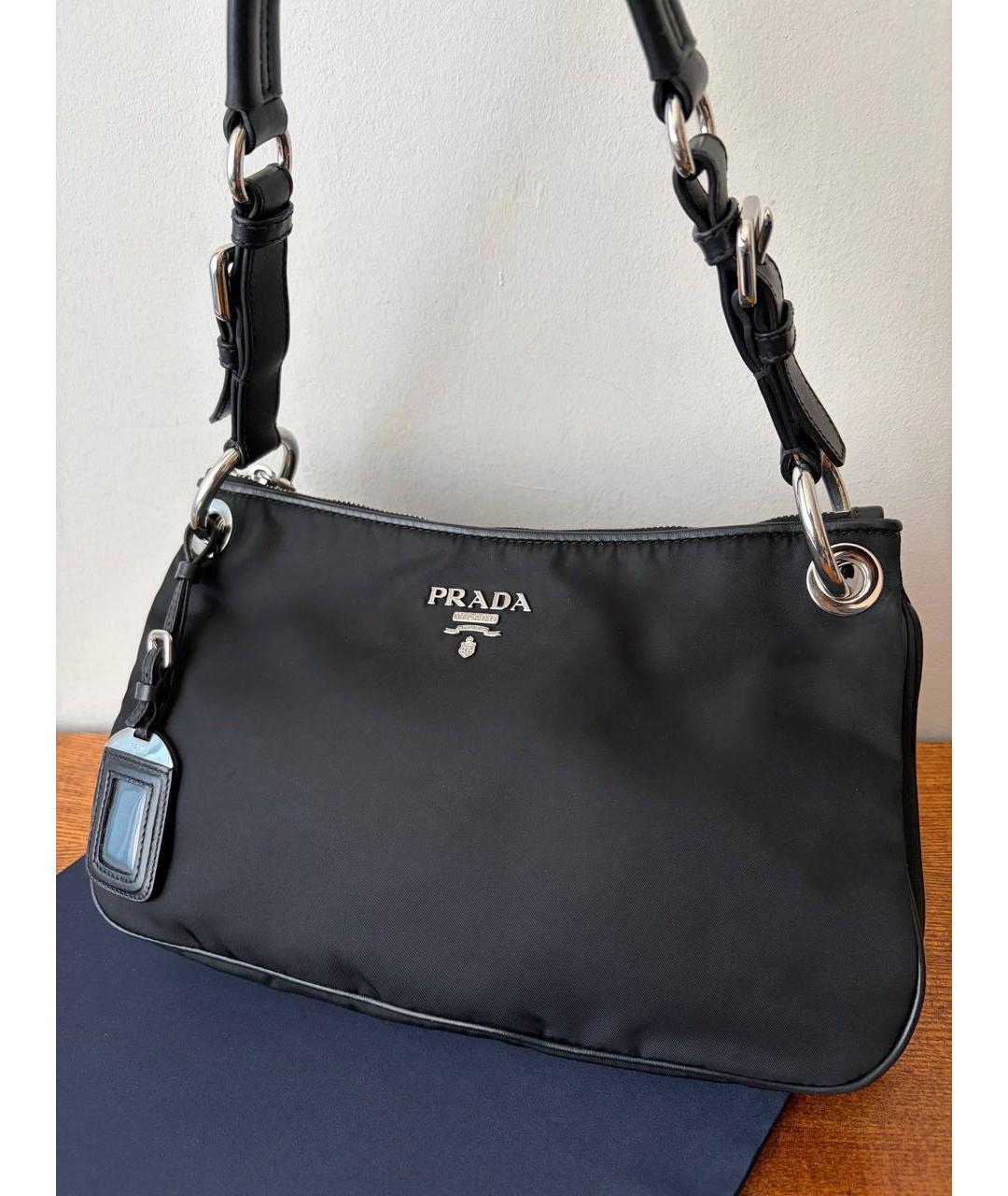 PRADA Черная сумка через плечо, фото 3