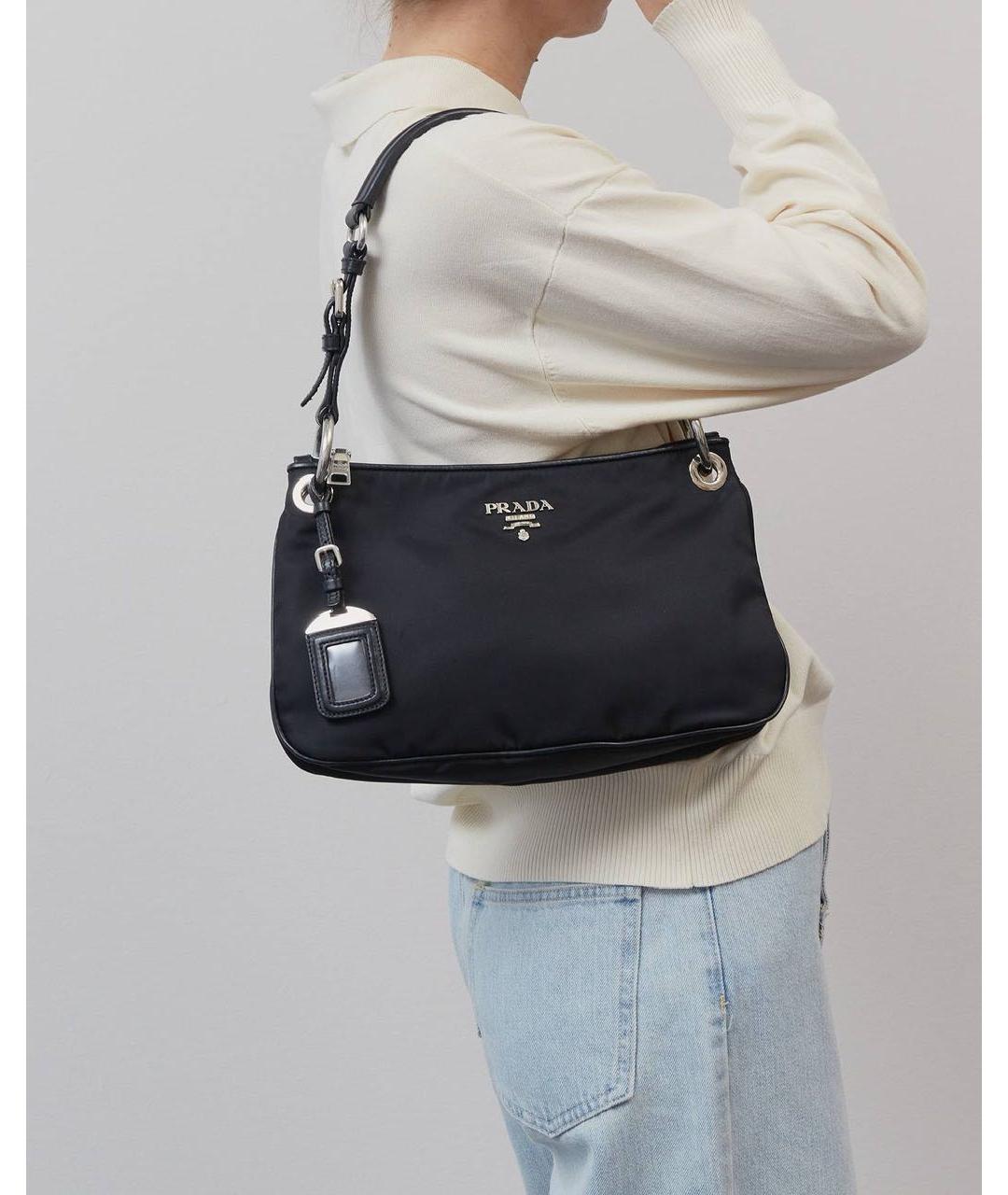 PRADA Черная сумка через плечо, фото 2
