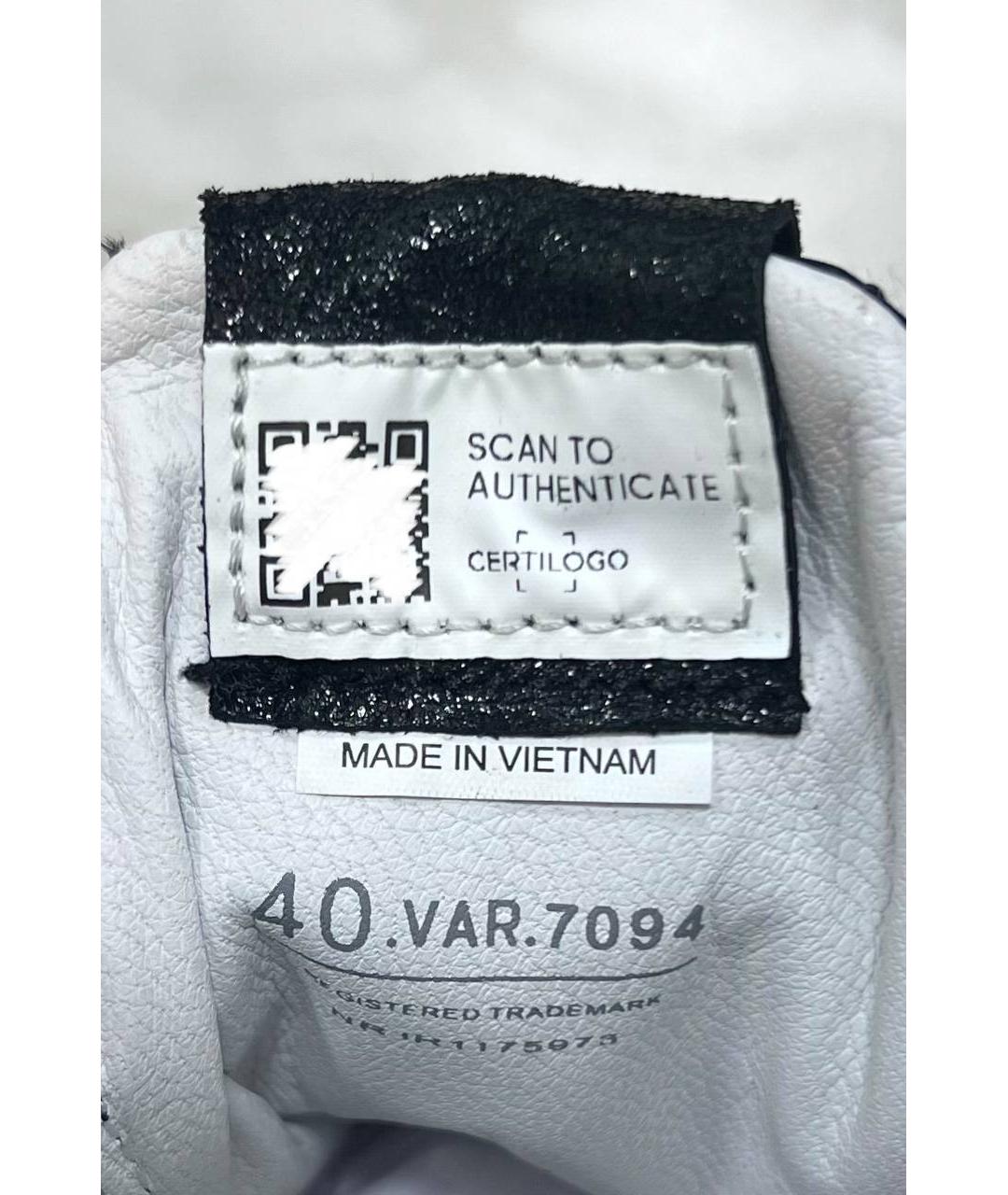 PREMIATA Черные кожаные кроссовки, фото 4