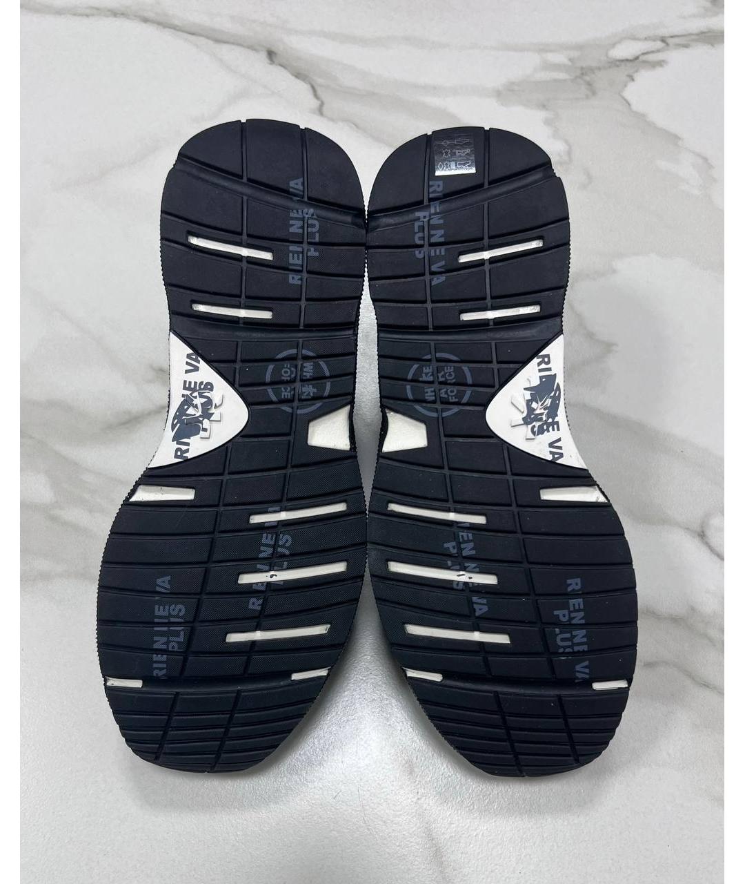 PREMIATA Черные кожаные кроссовки, фото 6