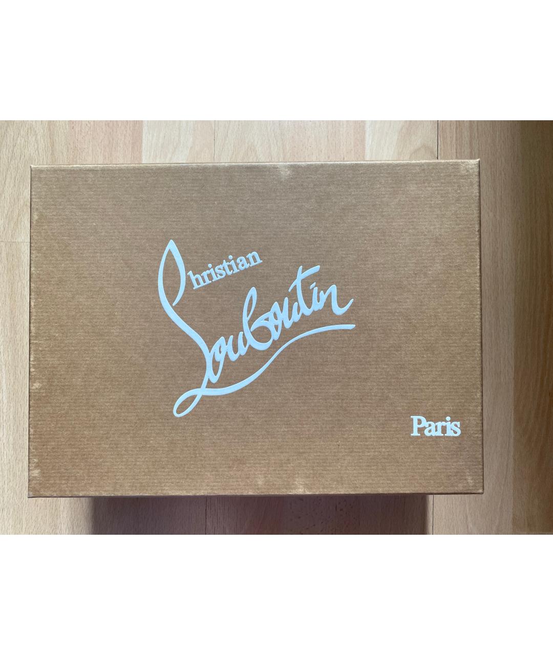 CHRISTIAN LOUBOUTIN Черные туфли из лакированной кожи, фото 6