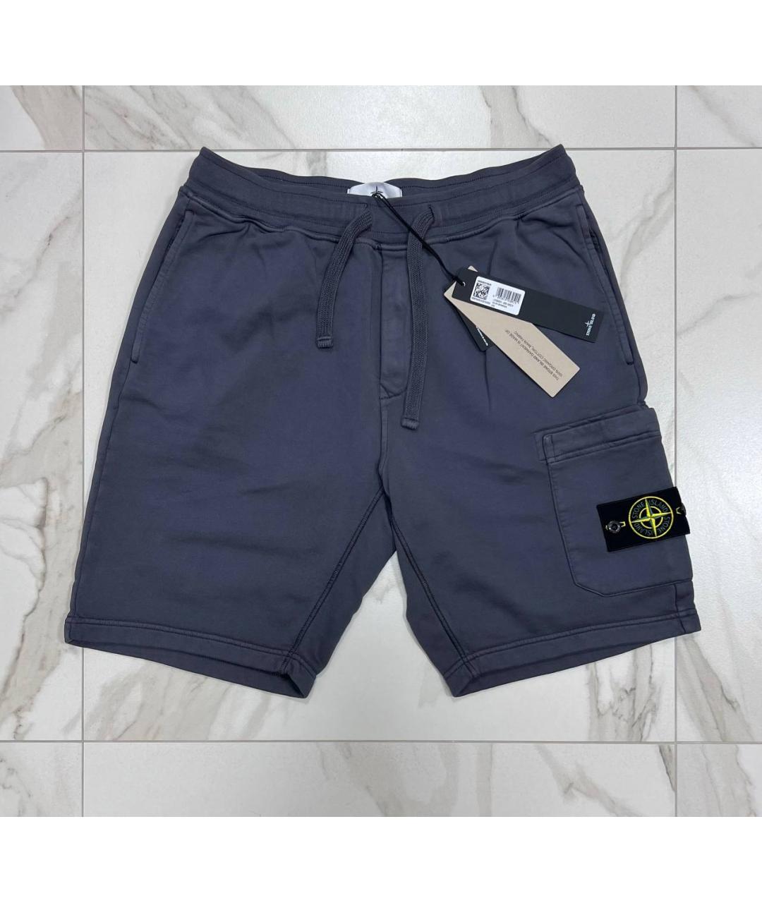 STONE ISLAND Синие шорты, фото 7