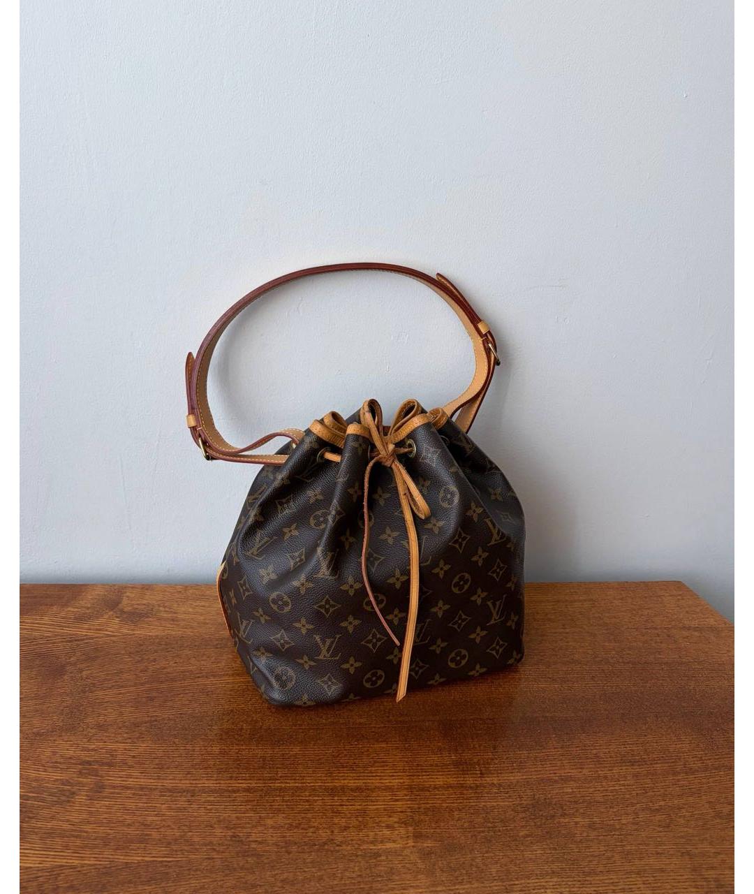 LOUIS VUITTON Коричневая сумка через плечо, фото 9