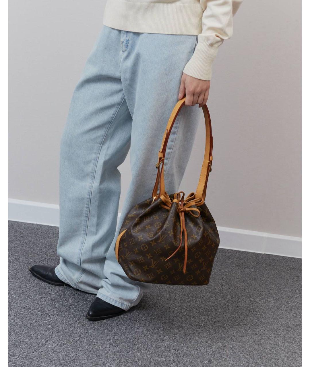 LOUIS VUITTON Коричневая сумка через плечо, фото 2