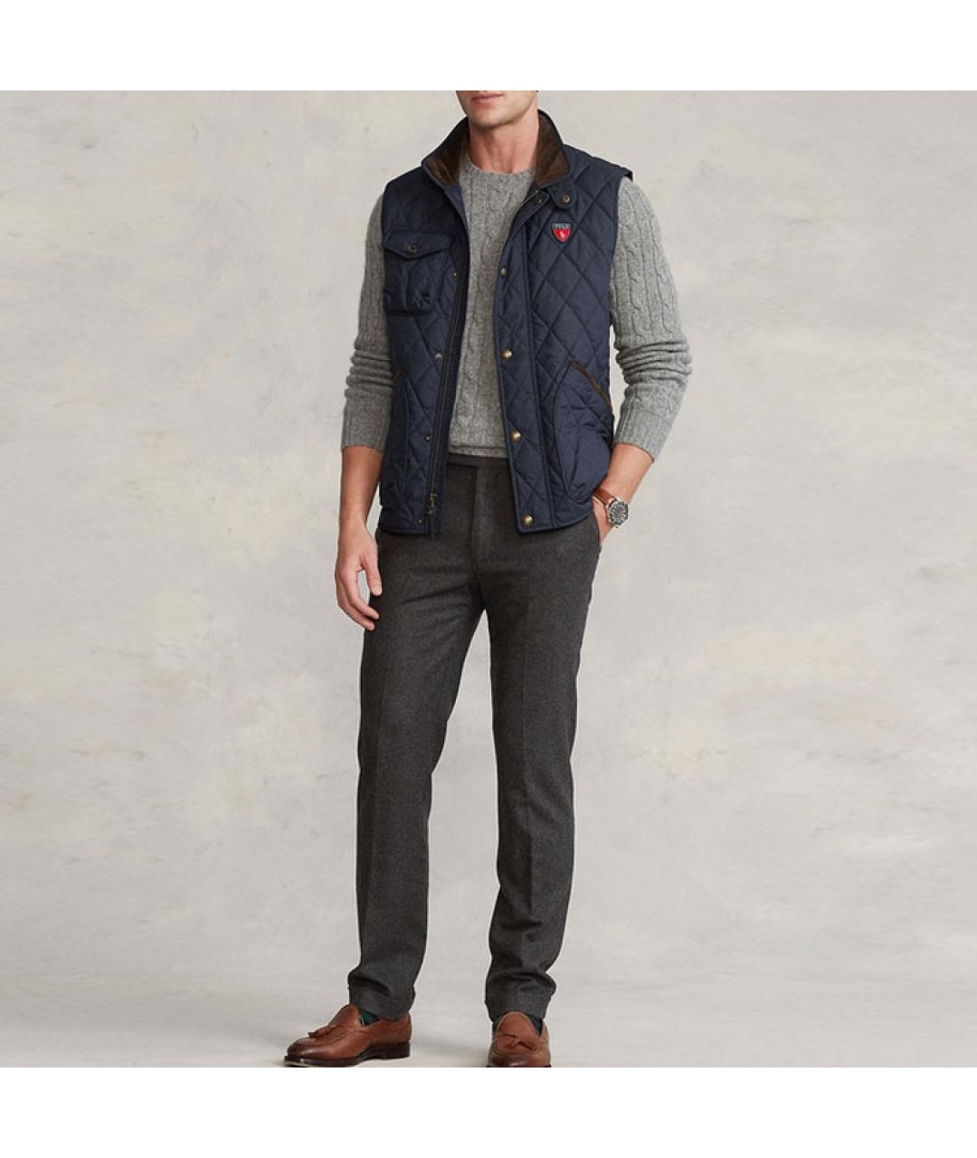 POLO RALPH LAUREN Темно-синий жилет, фото 4