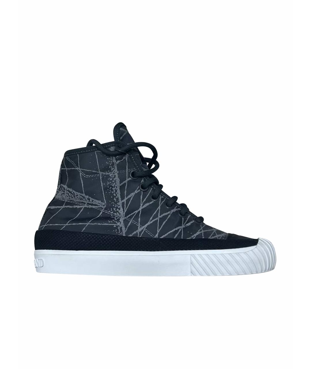 STONE ISLAND Серые высокие кроссовки / кеды, фото 1