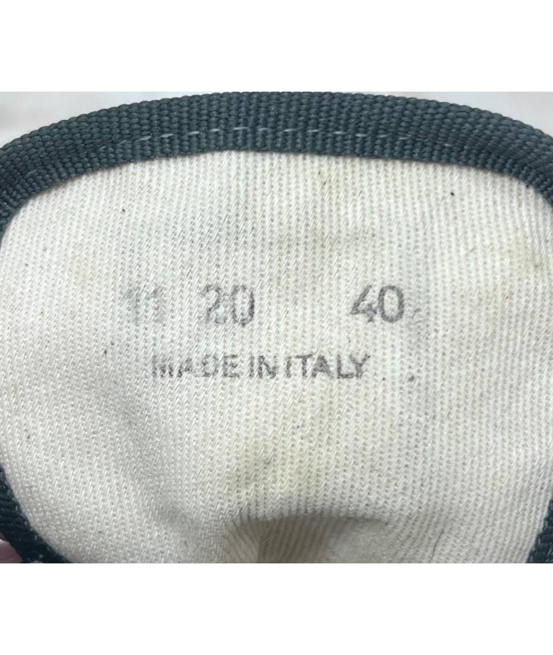 STONE ISLAND Серые высокие кроссовки / кеды, фото 3