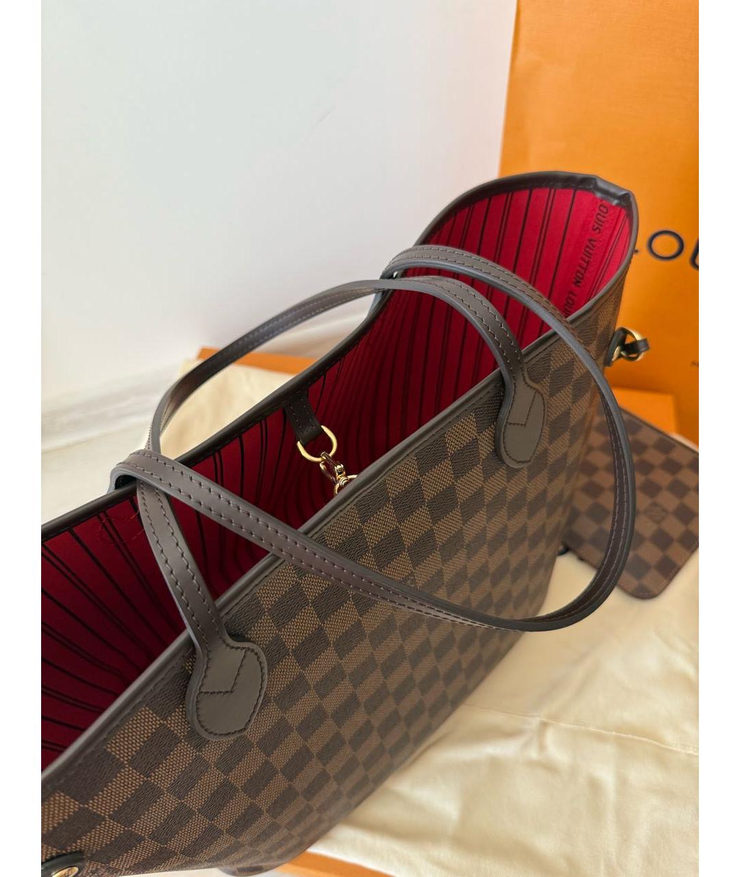 LOUIS VUITTON Коричневая сумка тоут, фото 2