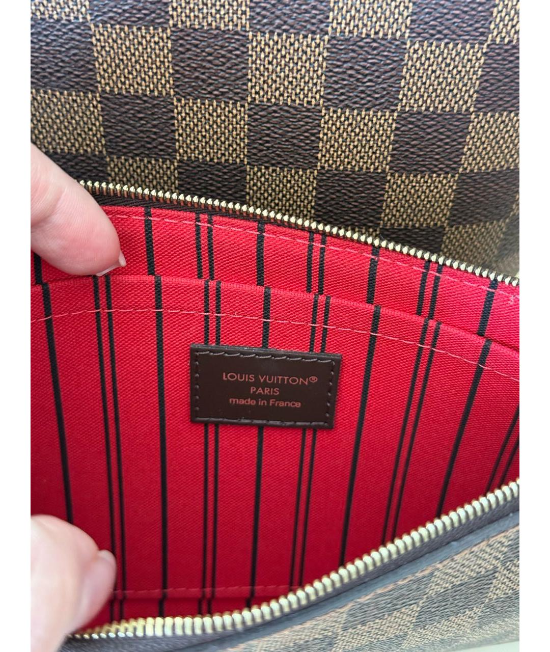 LOUIS VUITTON Коричневая сумка тоут, фото 8