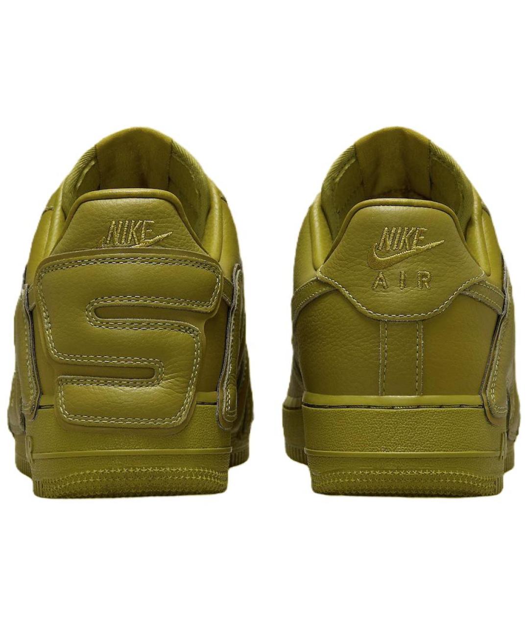 NIKE Зеленые кожаные кроссовки, фото 6