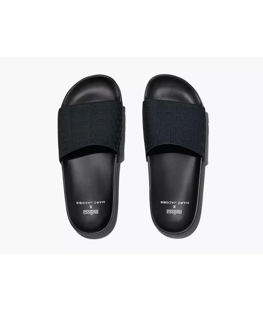 MARC JACOBS Черные шлепанцы, фото 4