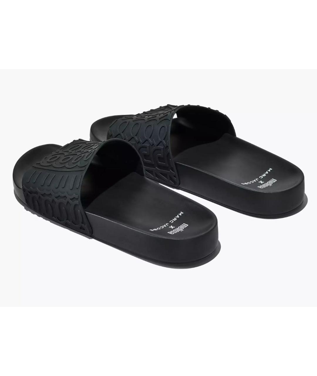 MARC JACOBS Черные шлепанцы, фото 3