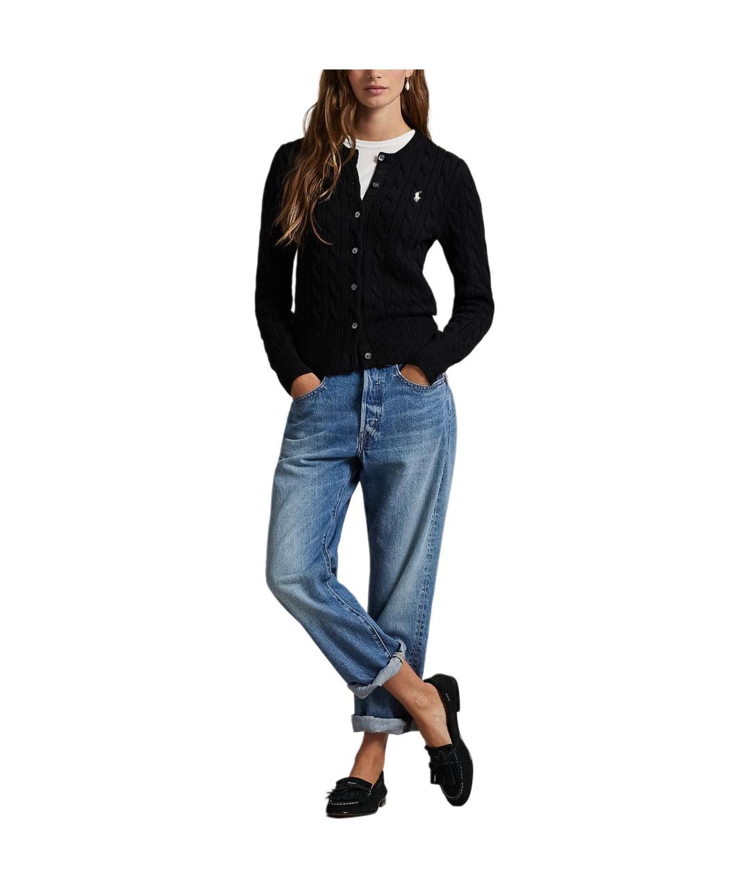 POLO RALPH LAUREN Черный кардиган, фото 2