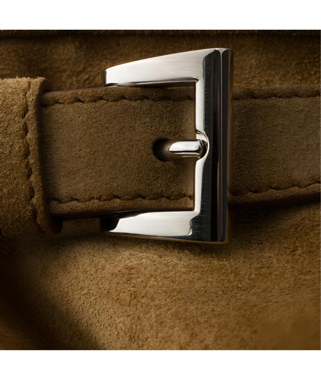 PRADA Коричневая кожаная сумка на плечо, фото 5