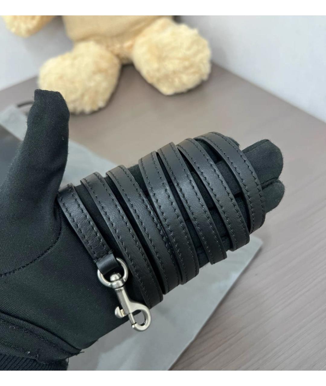 BALENCIAGA Черная кожаная сумка с короткими ручками, фото 5