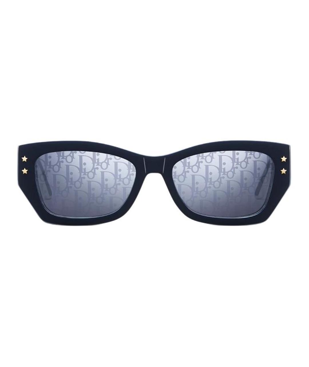 CHRISTIAN DIOR Синие солнцезащитные очки, фото 1