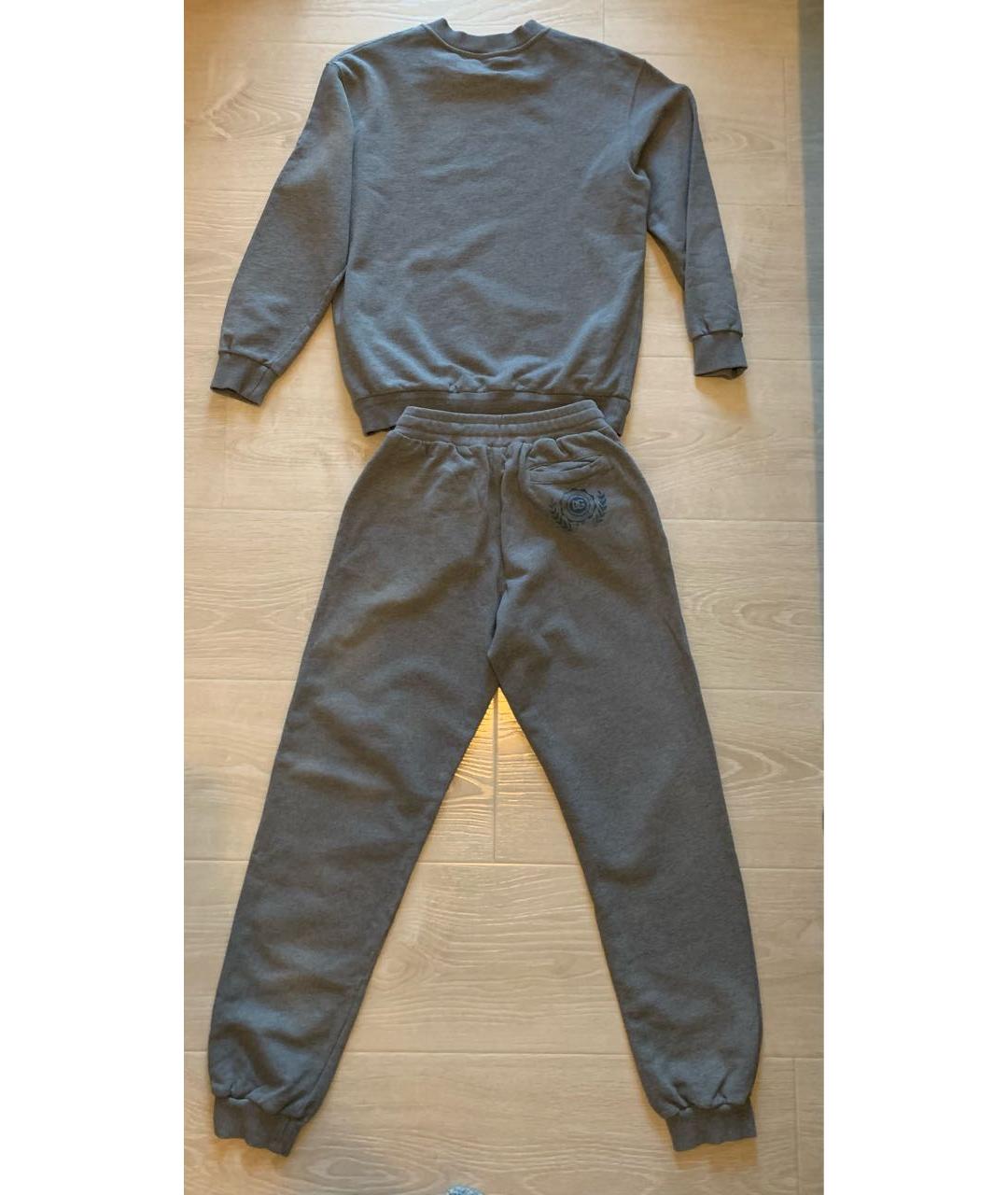 DOLCE&GABBANA Серый хлопковый комплект, фото 2