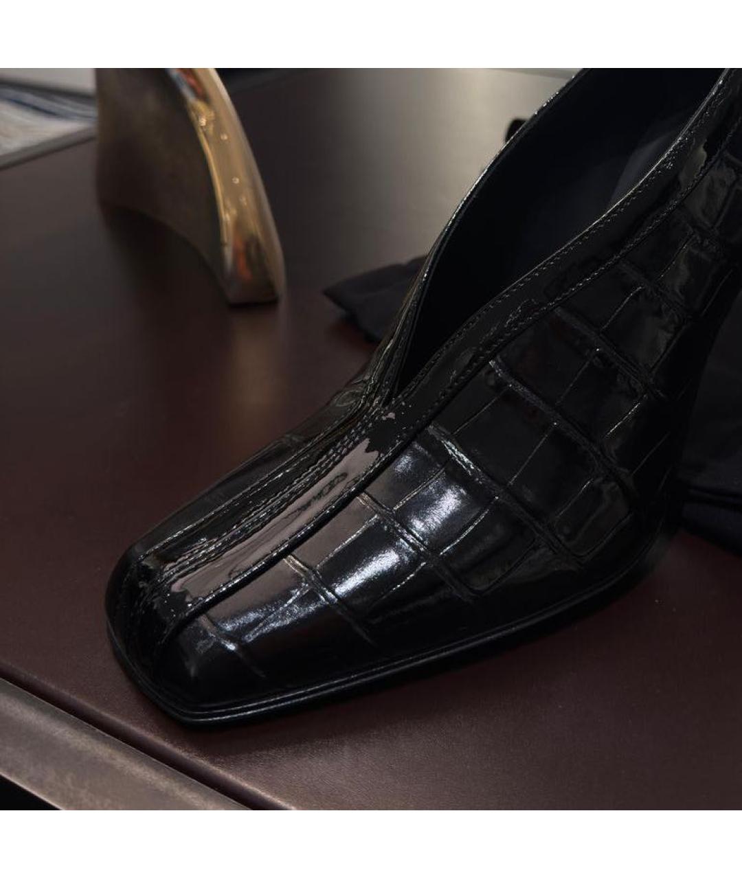 CHANEL Черные кожаные ботильоны, фото 2