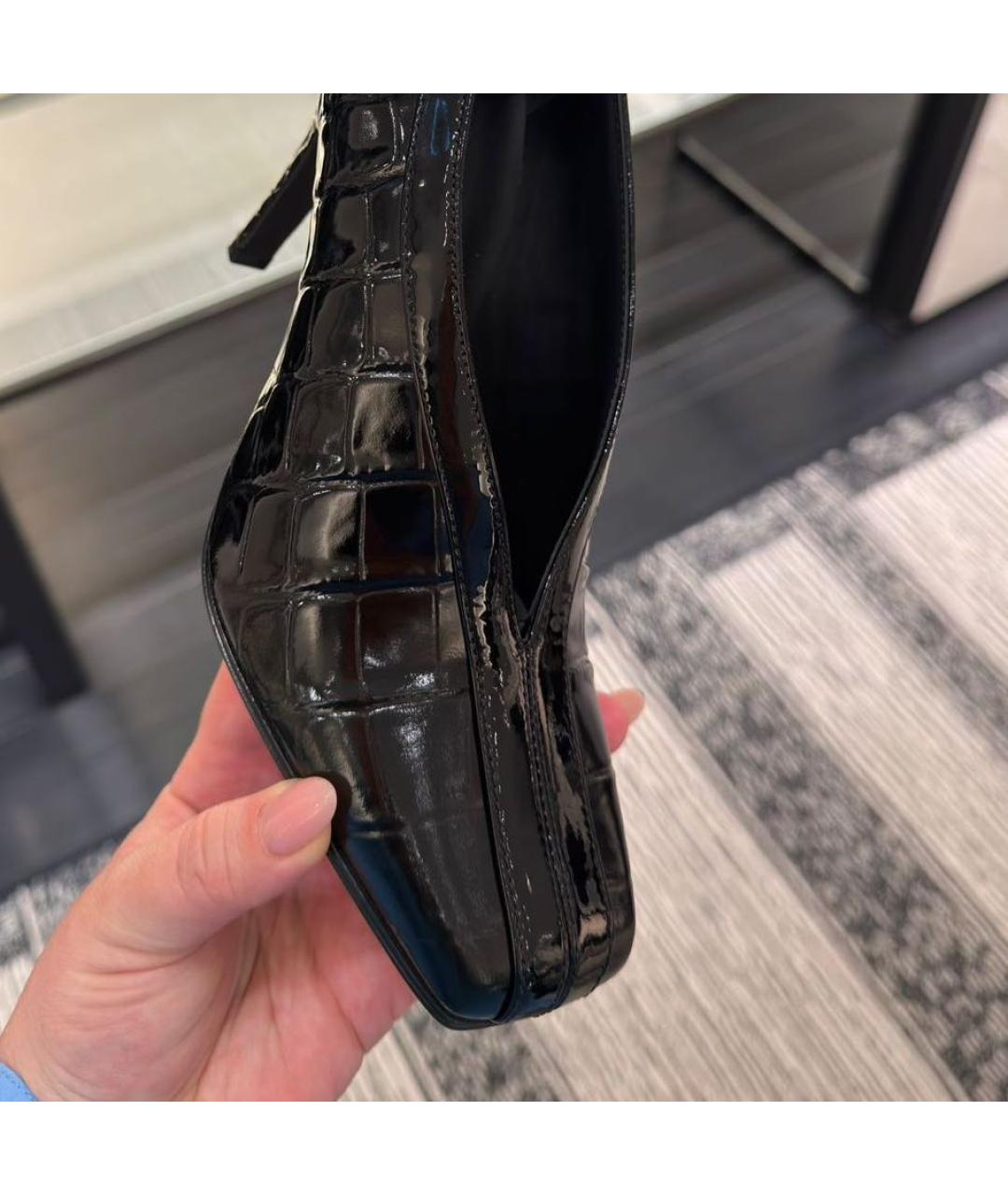 CHANEL Черные кожаные ботильоны, фото 4