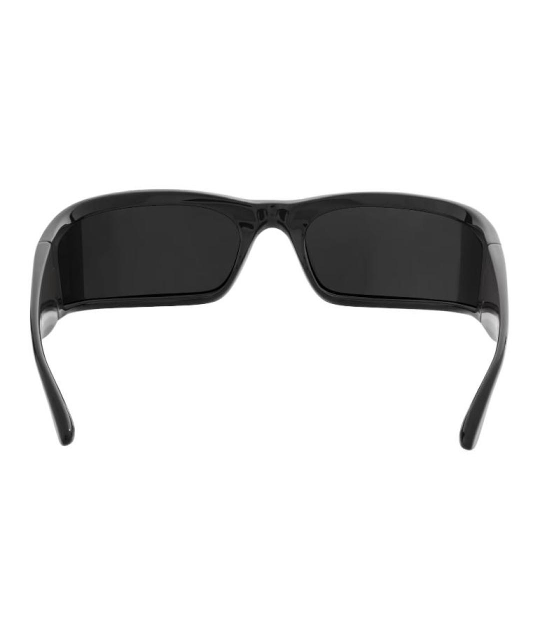 BALENCIAGA Черные пластиковые солнцезащитные очки, фото 4