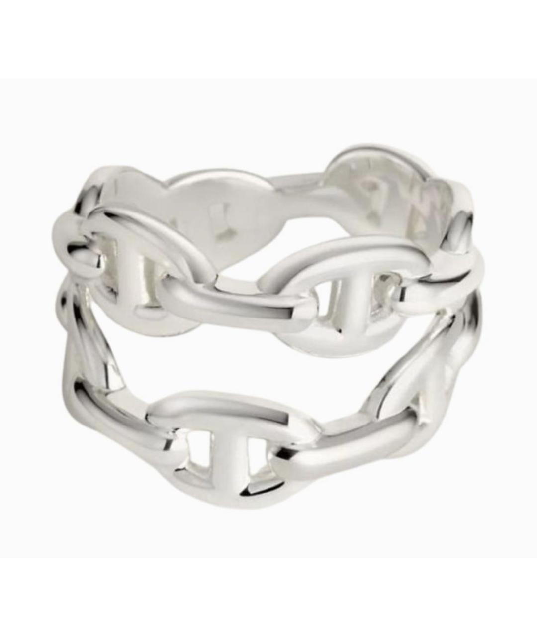 HERMES Серебряное серебряное кольцо, фото 4