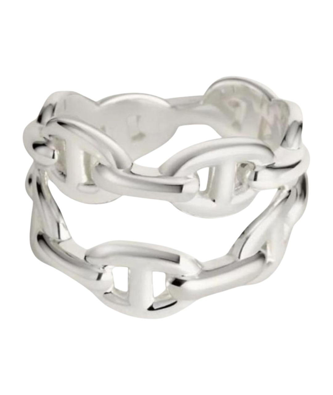 HERMES Серебряное серебряное кольцо, фото 1