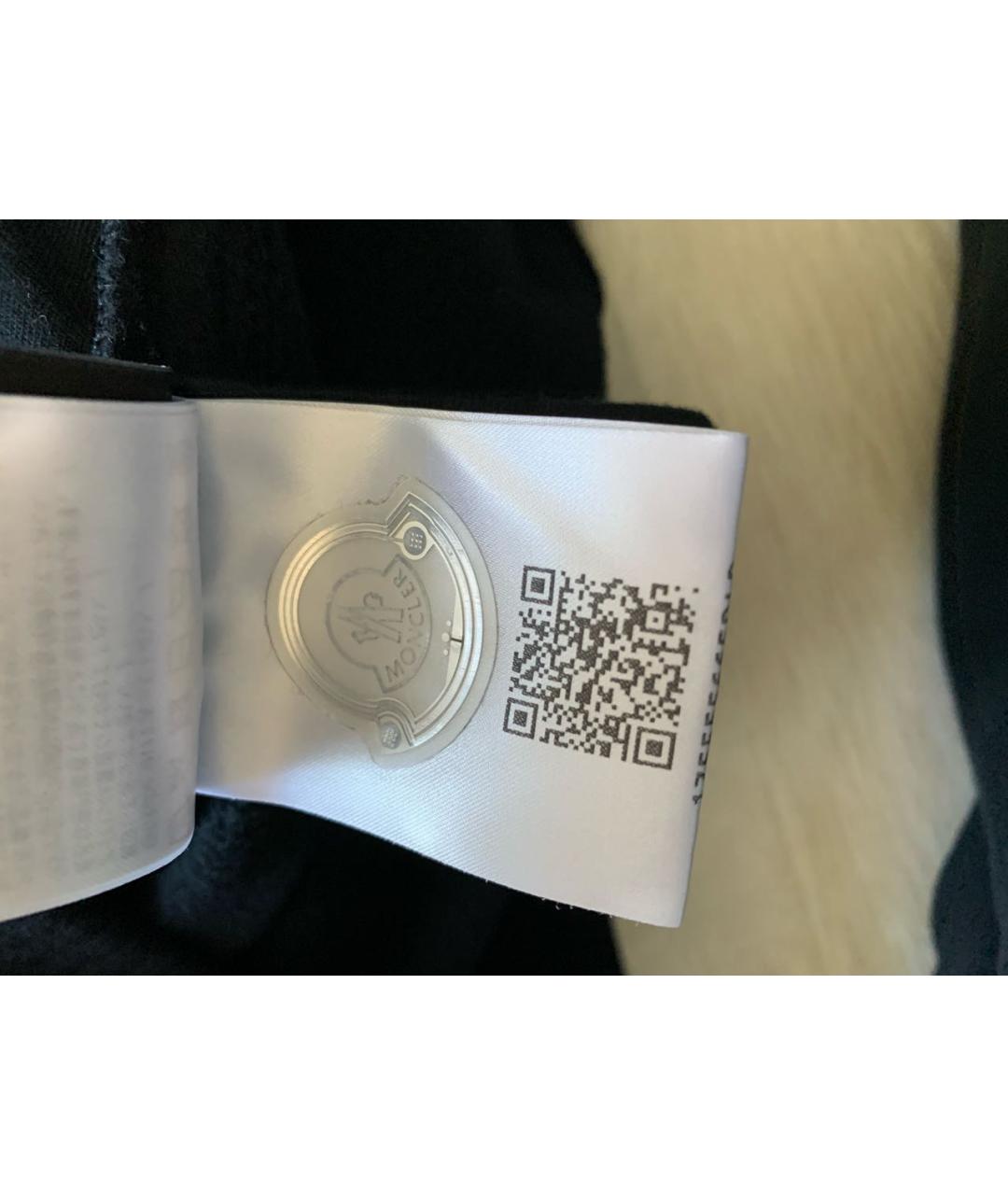 MONCLER Черный хлопковый спортивный костюм, фото 4