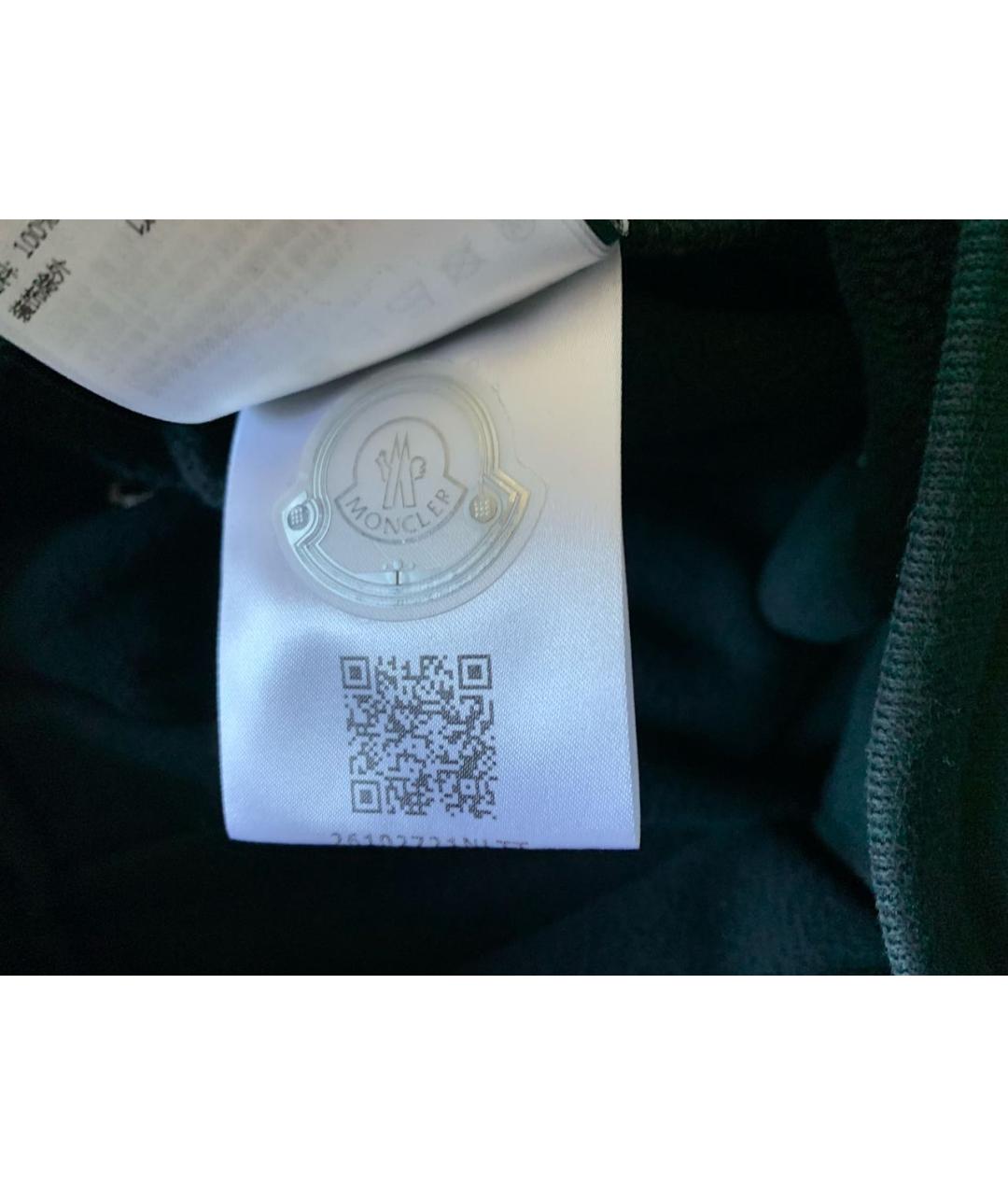 MONCLER Черный хлопковый спортивный костюм, фото 8