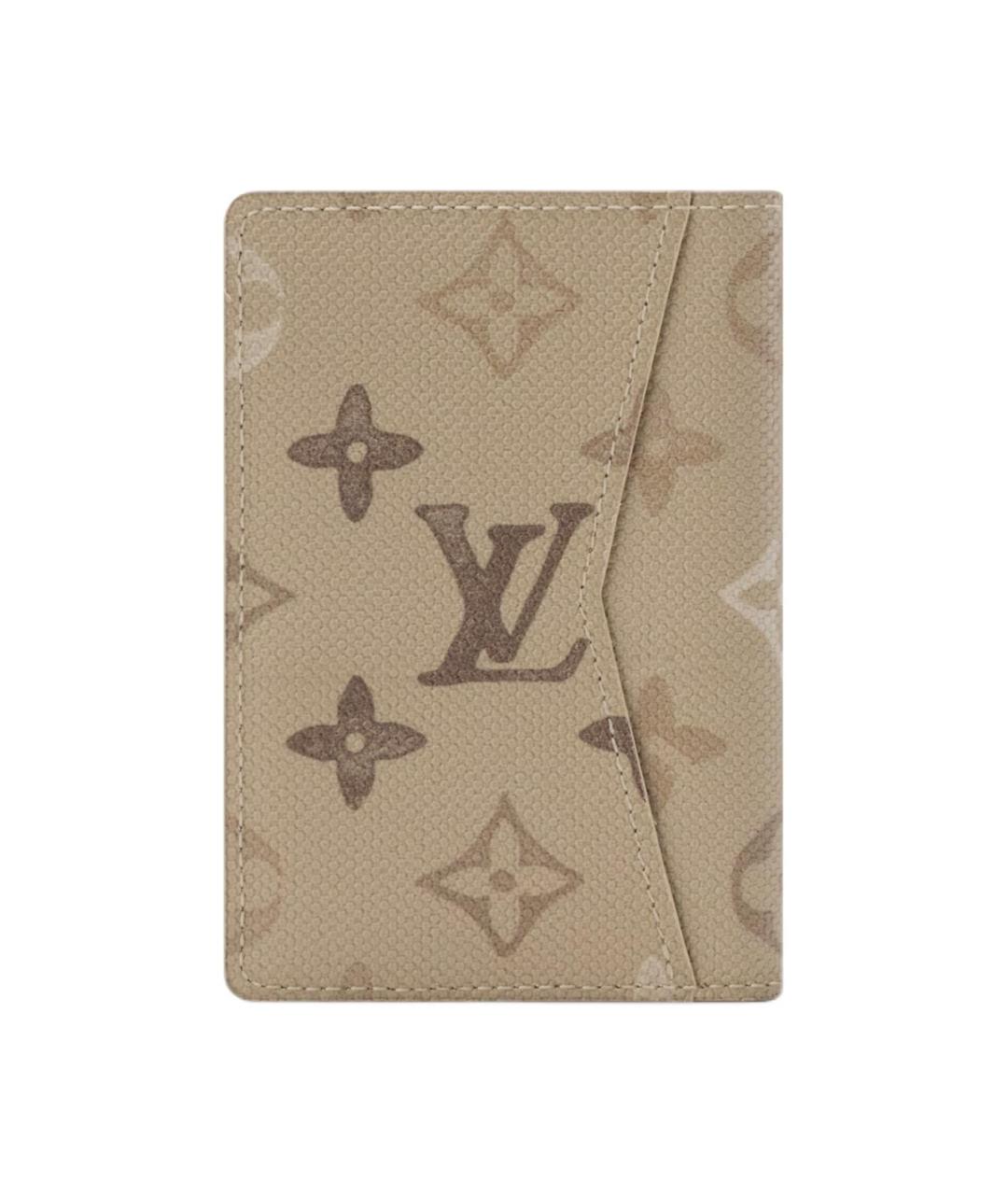 LOUIS VUITTON Бежевый кардхолдер, фото 3