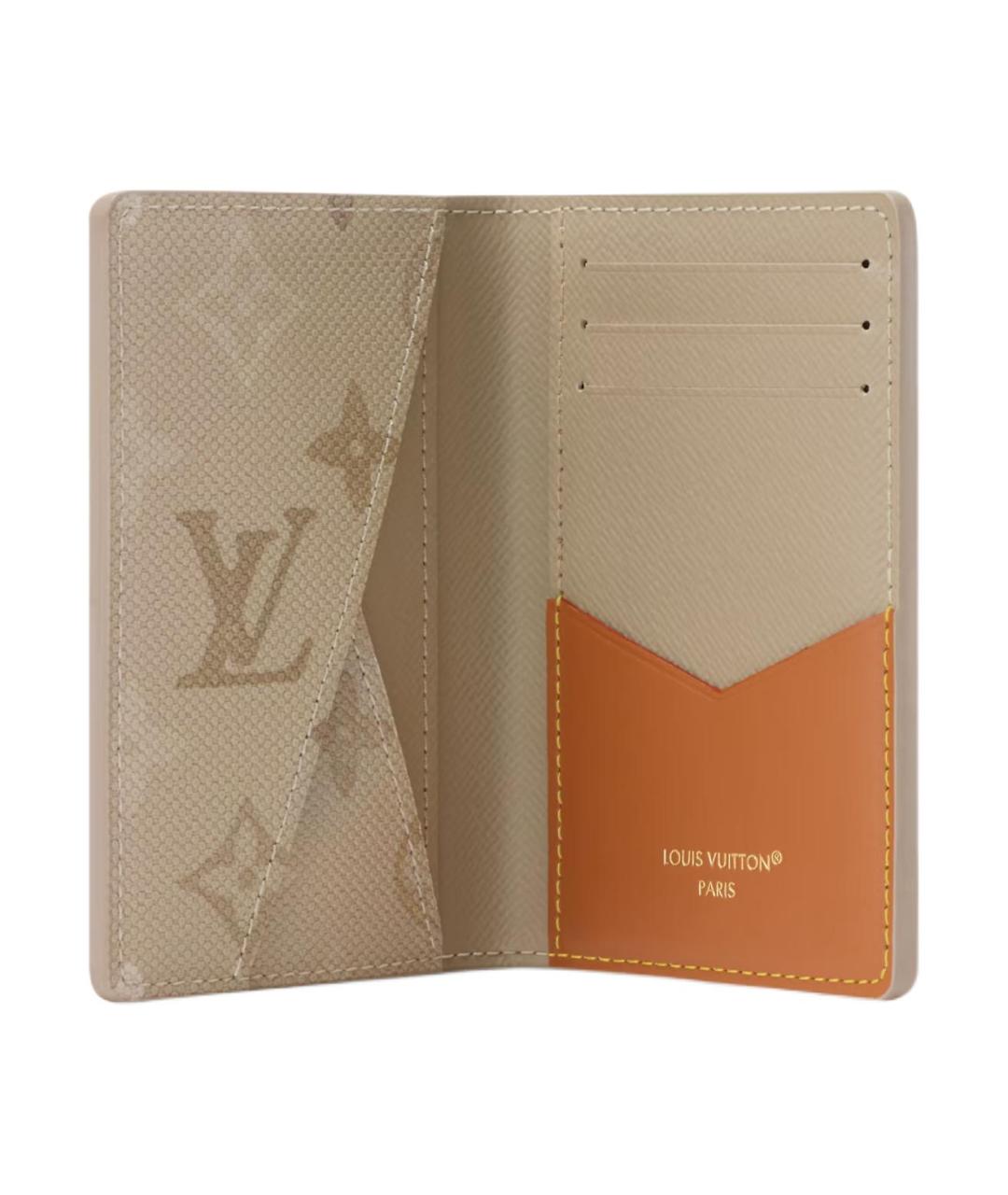LOUIS VUITTON Бежевый кардхолдер, фото 4
