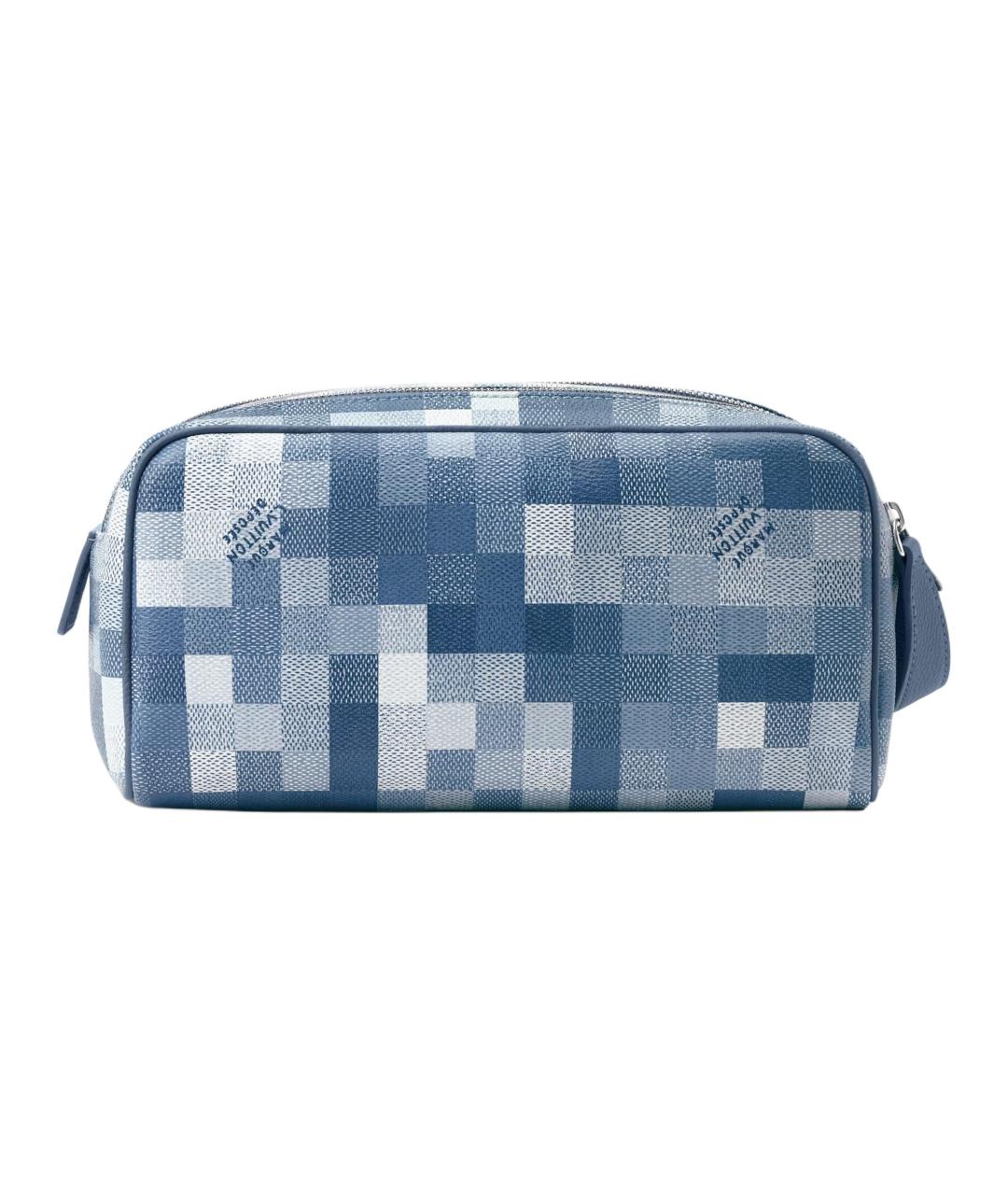 LOUIS VUITTON Синяя барсетка, фото 4