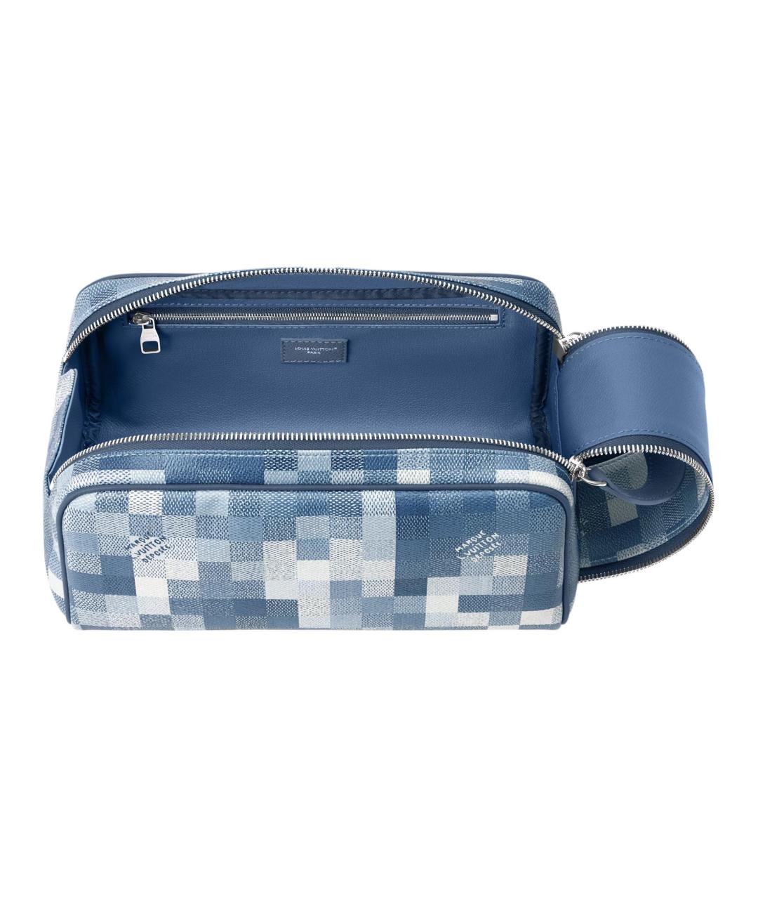 LOUIS VUITTON Синяя барсетка, фото 5