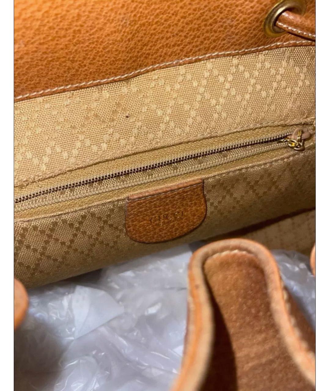 GUCCI Коричневый рюкзак, фото 4