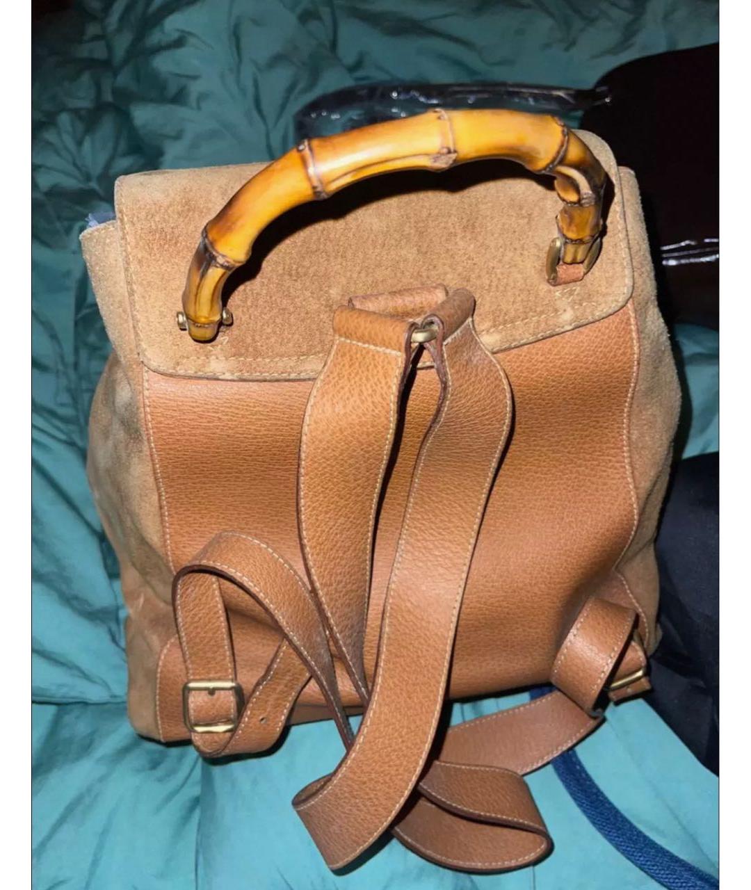 GUCCI Коричневый рюкзак, фото 2