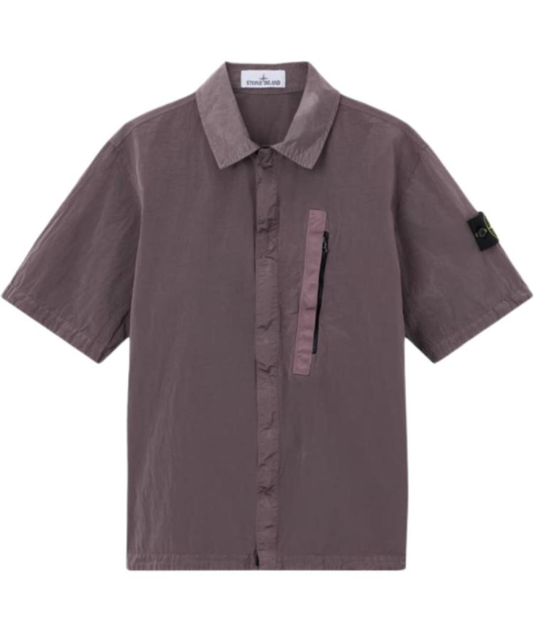 STONE ISLAND Фиолетовая рубашка, фото 1