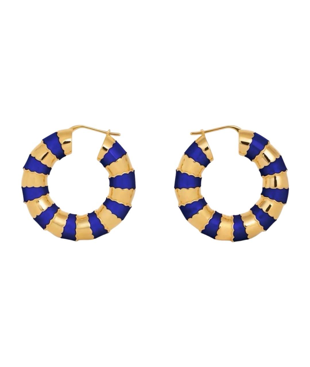 CELINE Золотые латунные серьги, фото 1