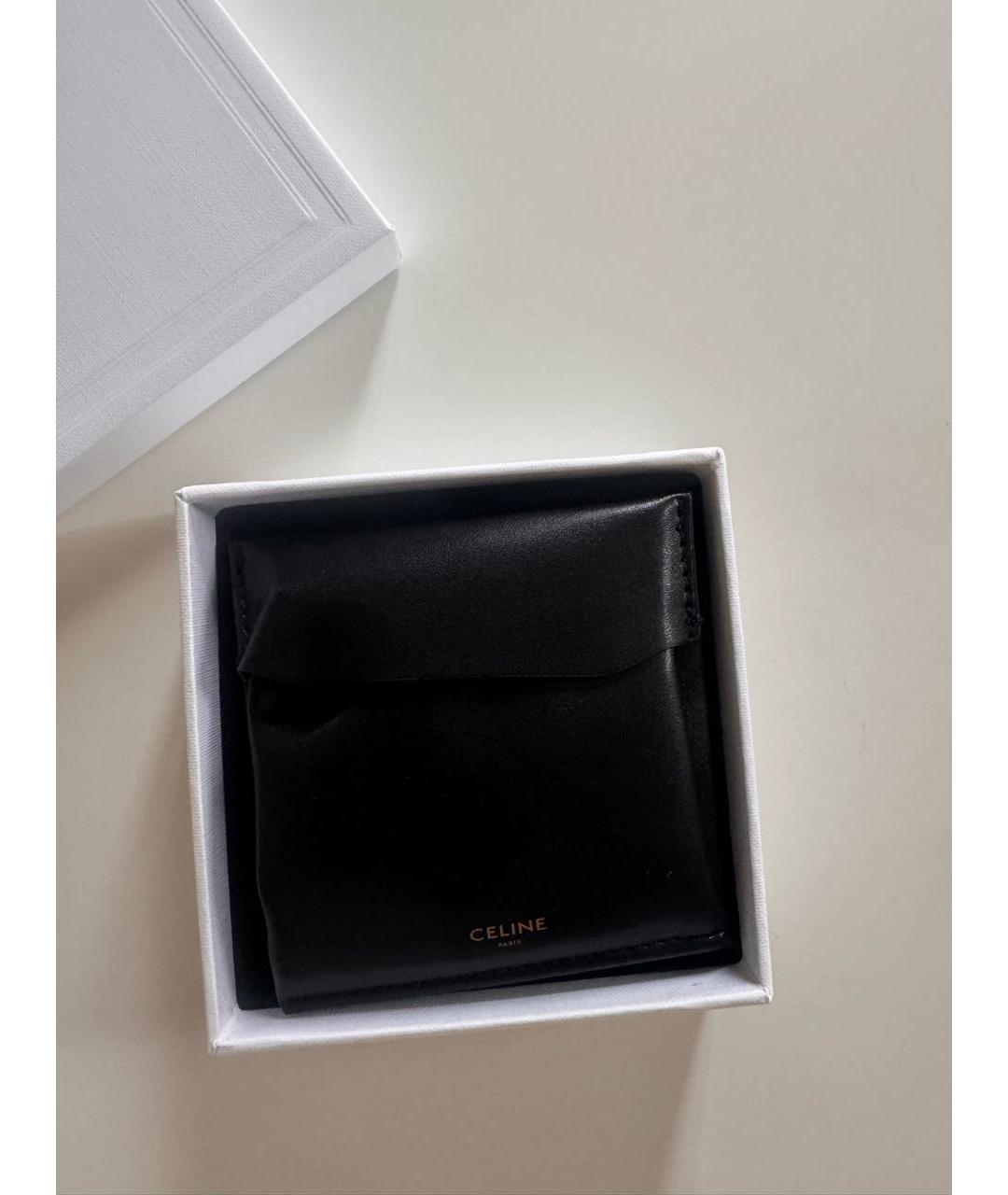 CELINE Золотые латунные серьги, фото 6