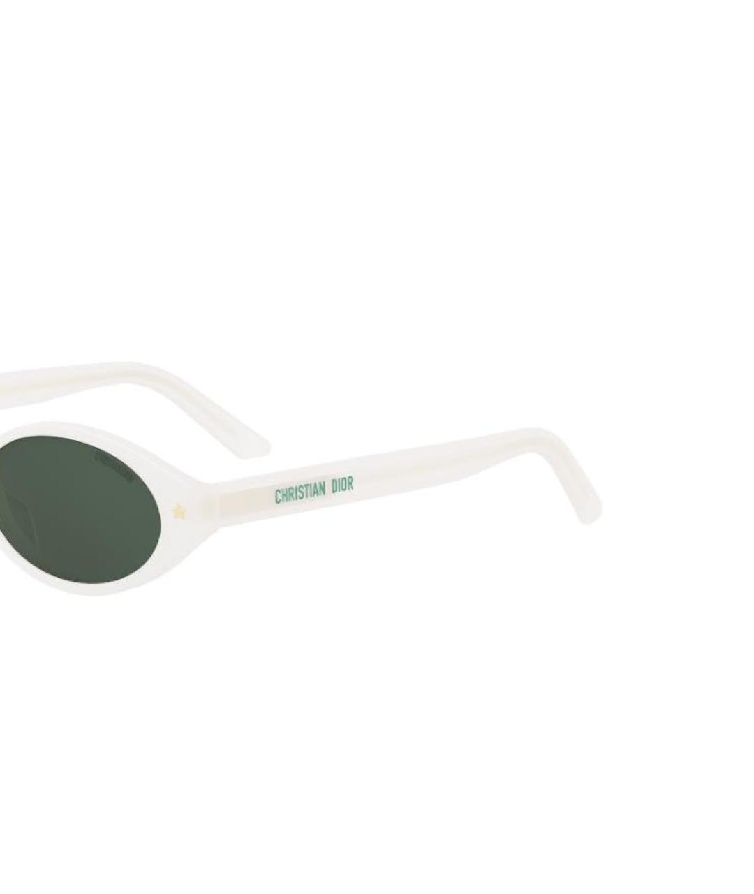 CHRISTIAN DIOR Белые солнцезащитные очки, фото 2